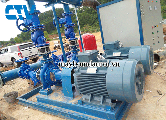 Lắp Đặt Hệ Thống Máy Bơm Tăng Áp 55kw