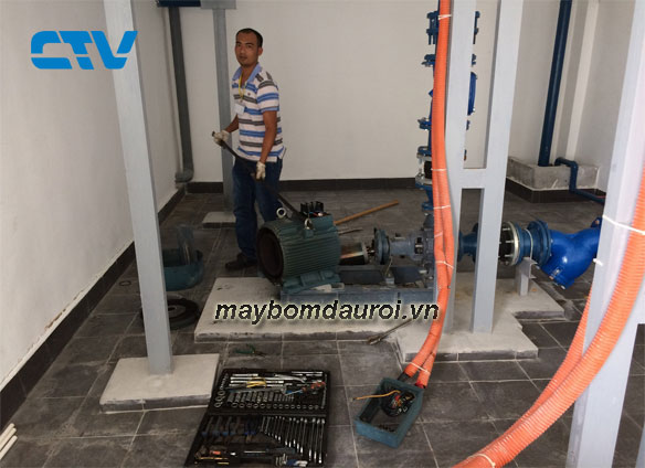 Sửa máy bơm đầu rời-thay cánh máy bơm đầu rời