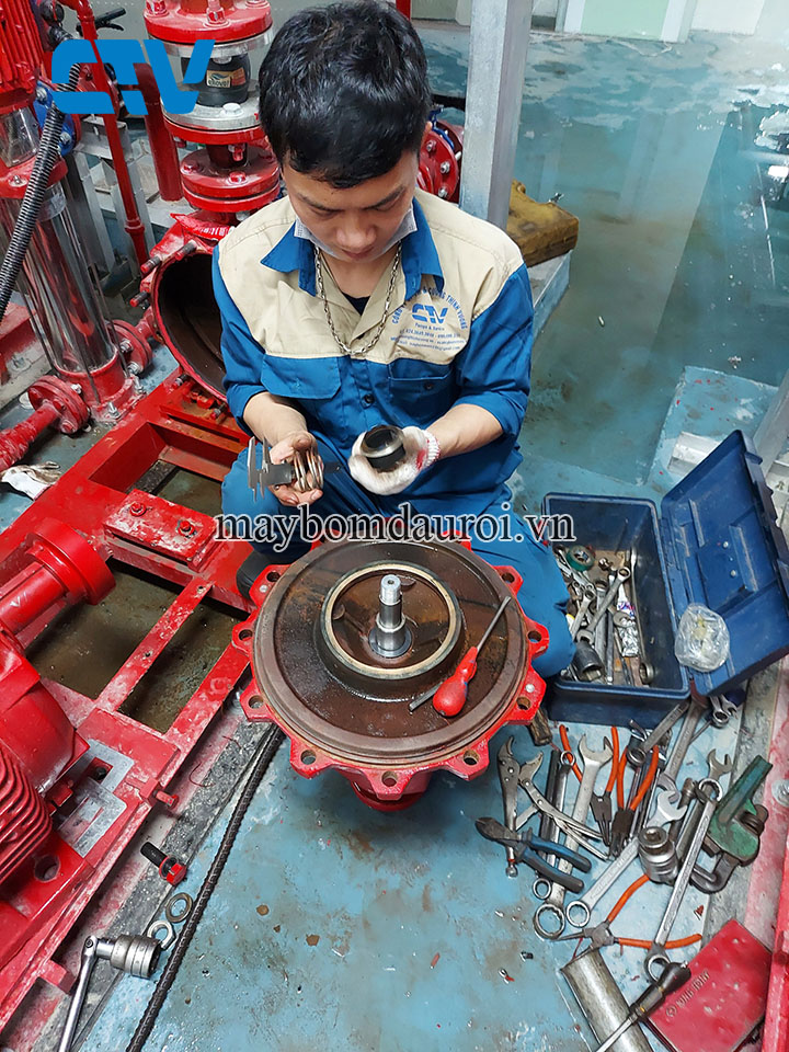 Thay phớt máy bơm cứu hỏa trong các chung cư uy tín, giá rẻ nhất