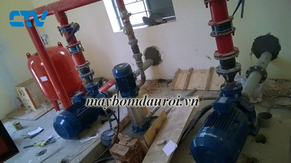 Thi công lắp đặt hệ thống máy bơm cấp nước sinh hoạt