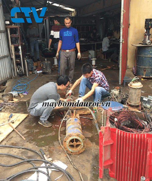 Khắc phục lỗi động cơ máy bơm đầu rời bị cháy