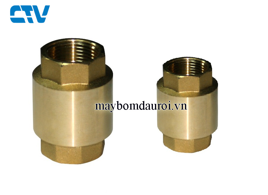 Van một chiều có thân và lò xo bằng đồng