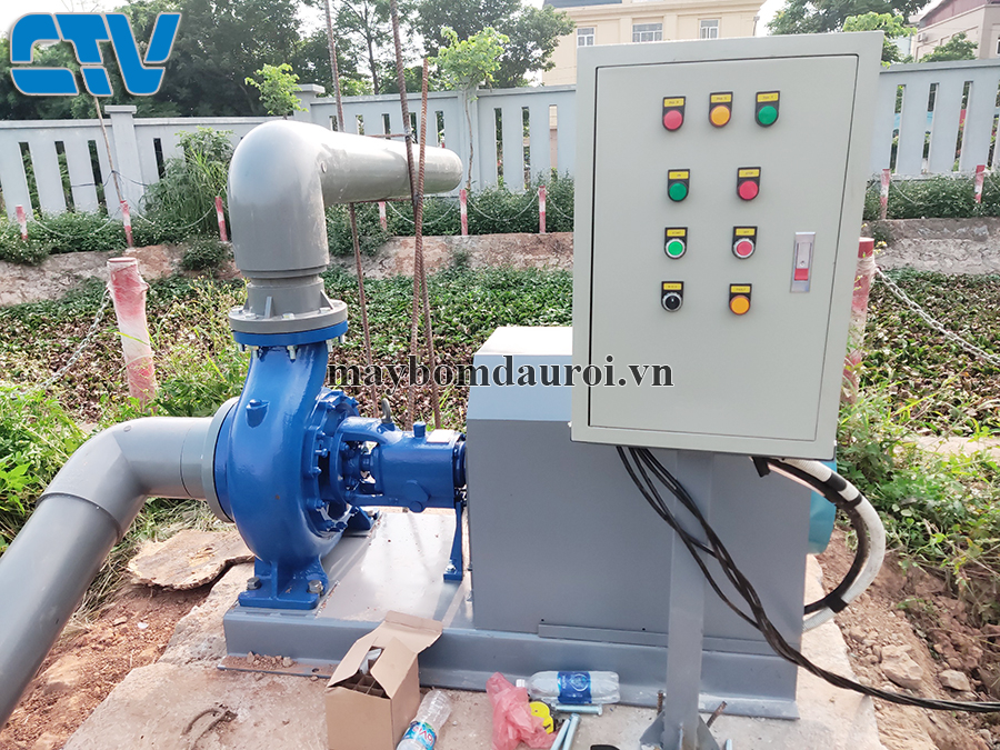 Lắp đặt tủ điện điều khiển bảo vệ máy bơm tăng áp 1 bơm