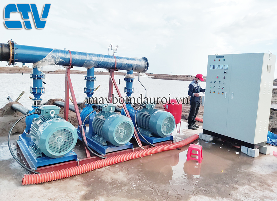Thiết kế, lắp đặt hệ thống máy bơm tăng áp công nghiệp 75Kw