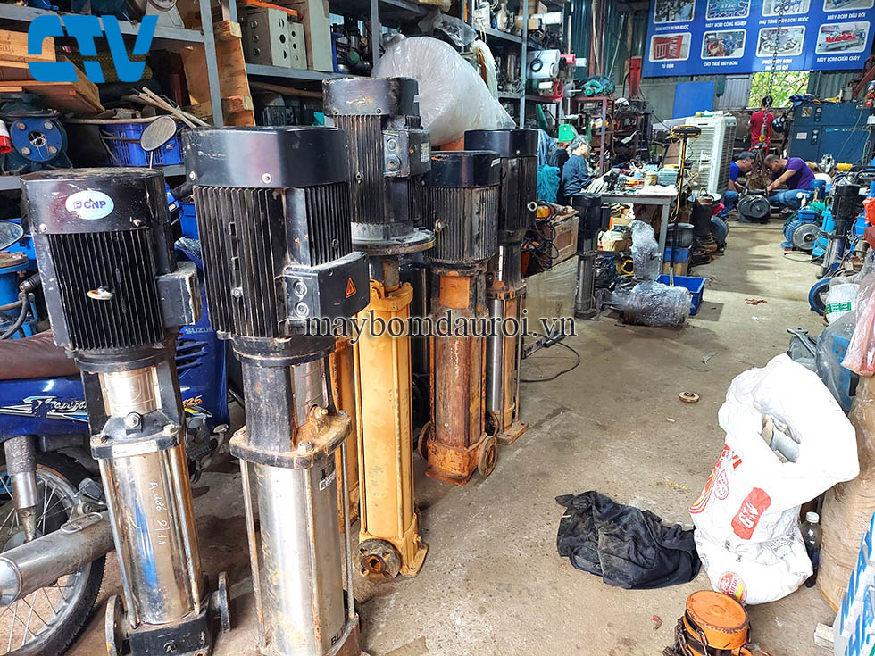 Dịch vụ sửa chữa, bảo dưỡng máy bơm trục đứng uy tín nhất miền Bắc